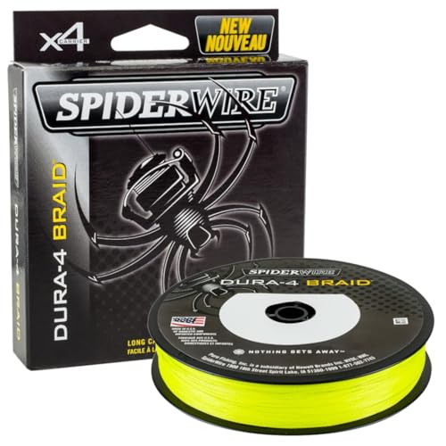 Spiderwire Filo da Pesca Dura 4 Yellow 0.35mm 300m Trecciato PE Dyneema Mare Spinning Surfcasting Carpfishing von Spiderwire