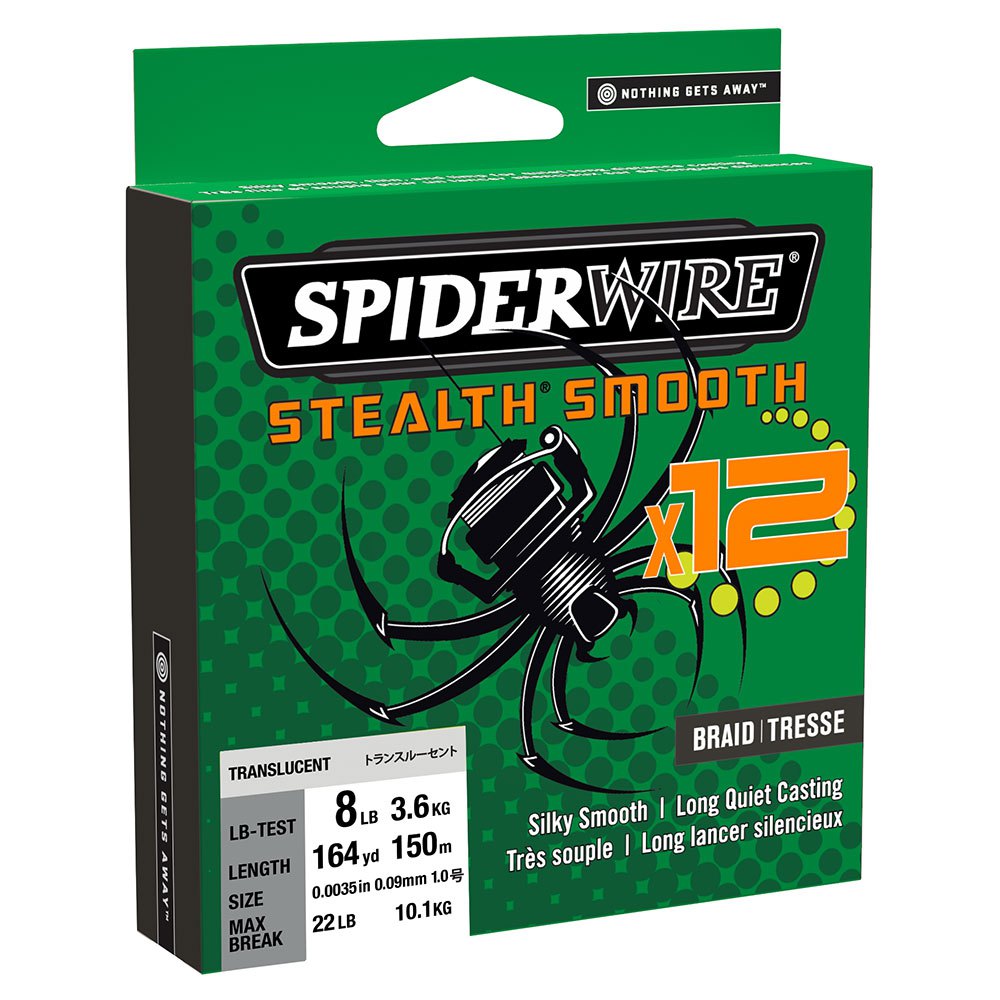 Spiderwire Stealth Smooth 12 Braided Line 2000 M Gelb 0.230 mm von Spiderwire
