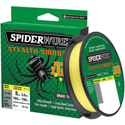 Spiderwire Stealth Smooth8 0.07mm 150M 6.0K Yellow von Spiderwire