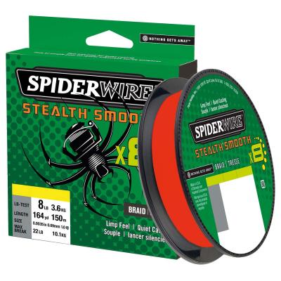 Spiderwire Stealth Smooth8 0.19mm 300M 18.0K code red von Spiderwire
