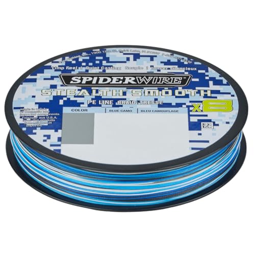 Spiderwire Stealth Smooth8 0.23mm 150M 23.6K Blue Camo Spiderwire Stealth Smooth8 0.23mm 150M 23.6K Blue Camo von Spiderwire
