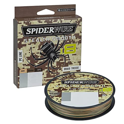 Spiderwire Stealth Smooth 8 Flechtgeflecht Camouflage 300m (Camo, 0,20mm) von Spiderwire