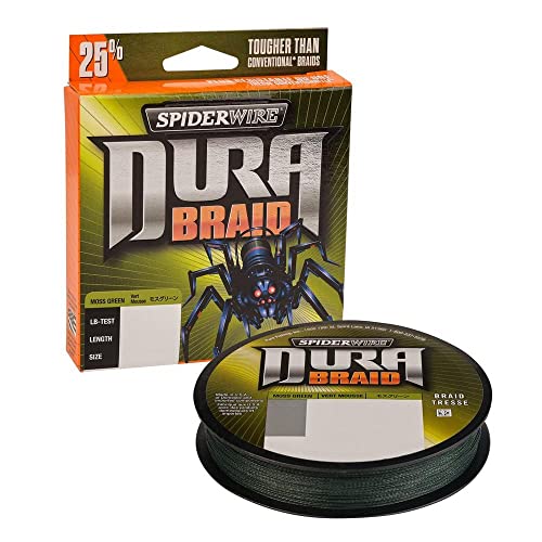 Spiderwire Uni – Erwachsene DuraBraid Angelschnurspule, Moosgrün, 10lb-150yd Spiderwire Uni – Erwachsene DuraBraid Angelschnurspule, Moosgrün, 10lb-150yd von Spiderwire