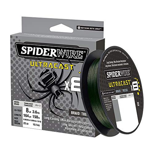 Spiderwire Unisex-Erwachsene Ultracast Braid SUCFS10-IB, Invisibraid-Transluzent, 4lb von Spiderwire