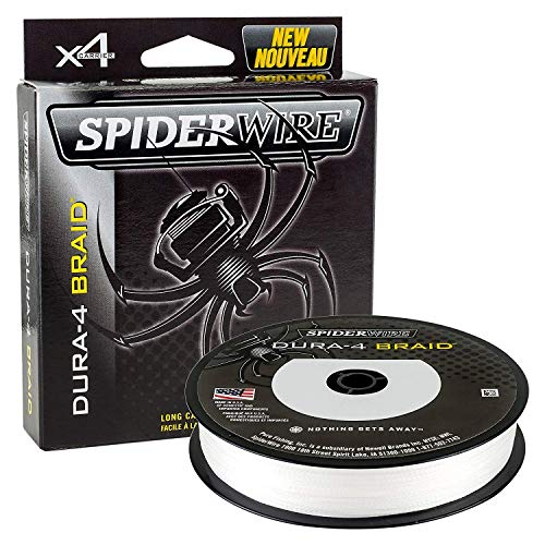 Spiderwire dura-4 FLECHTLEINE 300m -transparent 77lb/35kg 0.35mm von Spiderwire