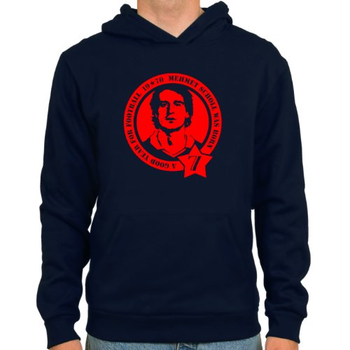 SpielRaum Hoodie Mehmet Scholl ::: Farbe: Navy ::: Größen: S-XXL ::: Fußball-Kult SpielRaum Hoodie Mehmet Scholl ::: Farbe: Navy ::: Größen: S-XXL ::: Fußball-Kult von SpielRaum