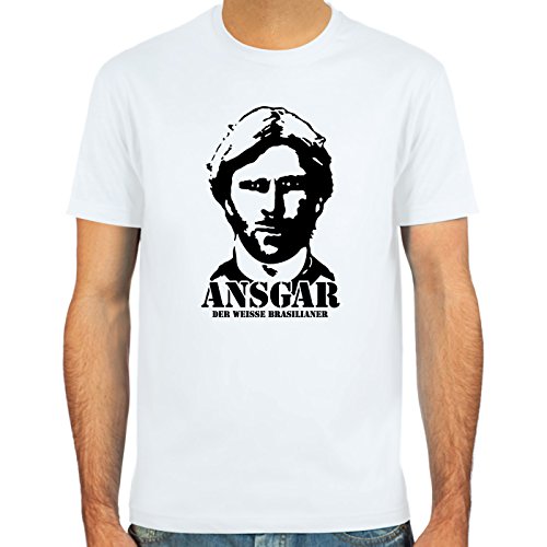 SpielRaum T-Shirt Ansgar Brinkmann ::: Farbauswahl: SkyBlue, Sand, weiß oder deepred ::: Größen: S-XXL ::: Fußball-Kult SpielRaum T-Shirt Ansgar Brinkmann ::: Farbauswahl: SkyBlue, Sand, weiß oder deepred ::: Größen: S-XXL ::: Fußball-Kult von SpielRaum
