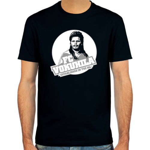 SpielRaum T-Shirt Mike Werner, FC Vokuhila ::: Farbauswahl: deepred, schwarz, Oliv oder Navy ::: Größen: S-XXL ::: Fußball-Kult SpielRaum T-Shirt Mike Werner, FC Vokuhila ::: Farbauswahl: deepred, schwarz, Oliv oder Navy ::: Größen: S-XXL ::: Fußball-Kult von SpielRaum