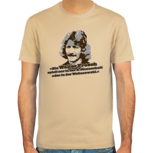 SpielRaum T-Shirt Walter Frosch ::: Farbauswahl: SkyBlue, Sand oder weiß ::: Größen: S-XXL ::: Fußball-Kult SpielRaum T-Shirt Walter Frosch ::: Farbauswahl: SkyBlue, Sand oder weiß ::: Größen: S-XXL ::: Fußball-Kult von SpielRaum