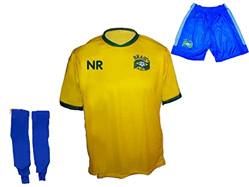 Spielfussballshop Brasilien Trikot Hose Stutzen mit Wunschname Nummer Größe XL Spielfussballshop Brasilien Trikot Hose Stutzen mit Wunschname Nummer Größe XL von Spielfussballshop