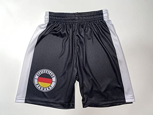 Spielfussballshop Deutschland Hose Schwarz Kinder Grösse 128 Trikots im Shop von Spielfussballshop