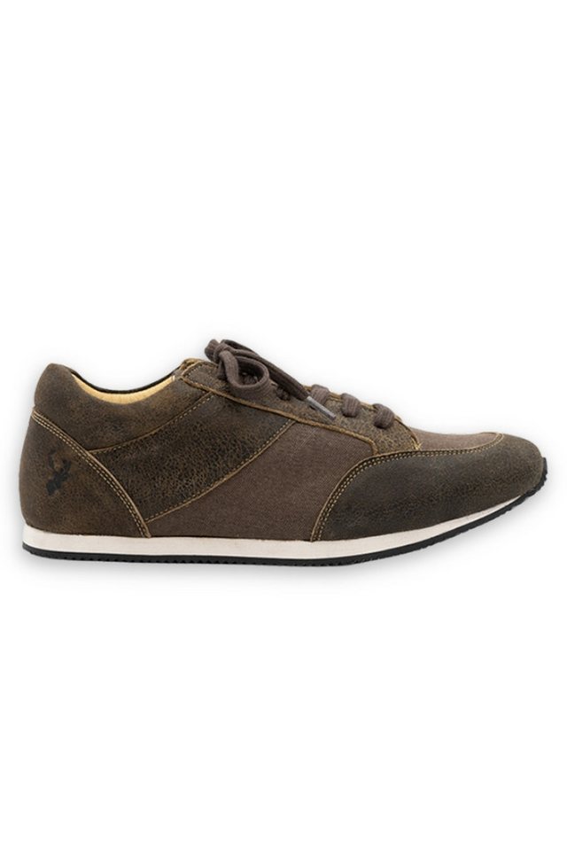 Spieth & Wensky Sneaker Herren - LUITPOLD - ruß/braun Sneaker von Spieth & Wensky