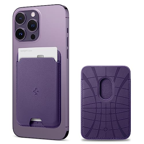 Spigen Valentinus MagFit Magnetischer Kartenhalter 2-Karten Kompatibel mit iPhone 16/15/14/13/12 Modelle Magsafe Wallet - Violett Spigen Valentinus MagFit Magnetischer Kartenhalter 2-Karten Kompatibel mit iPhone 16/15/14/13/12 Modelle Magsafe Wallet - Violett von Spigen
