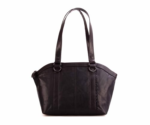 Spikes & Sparrow Leder handtasche Durango, Schwarz Spikes & Sparrow Leder handtasche Durango, Schwarz von Spikes & Sparrow