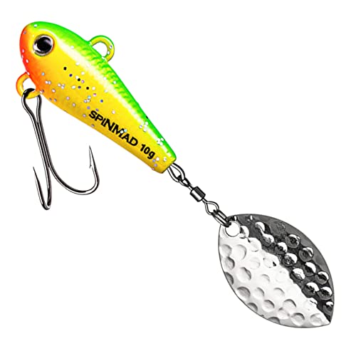 SpinMad Jigspinner 10g - Bleikopfspinner, Farbe Lieblingsköder:Green Lemon von SpinMad