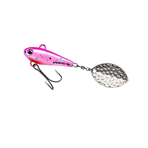 SpinMad Jigspinner 18g - Spinner, Farbe Lieblingsköder:Pinky von SpinMad