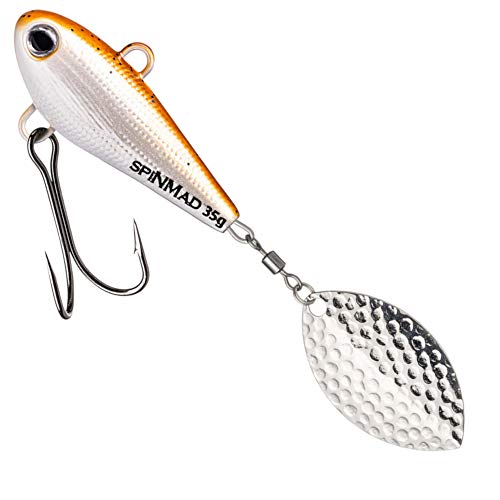 SpinMad 35g Bleikopfspinner - Jig Spinner, Farbe Lieblingsköder:Whisky von SpinMad