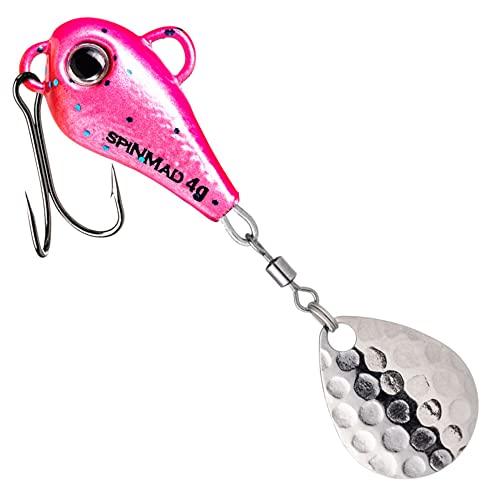 SpinMad Lieblingsköder Originals Jigspinner Angelköder Farbe Pinky, Größe 4 g SpinMad Lieblingsköder Originals Jigspinner Angelköder Farbe Pinky, Größe 4 g von SpinMad