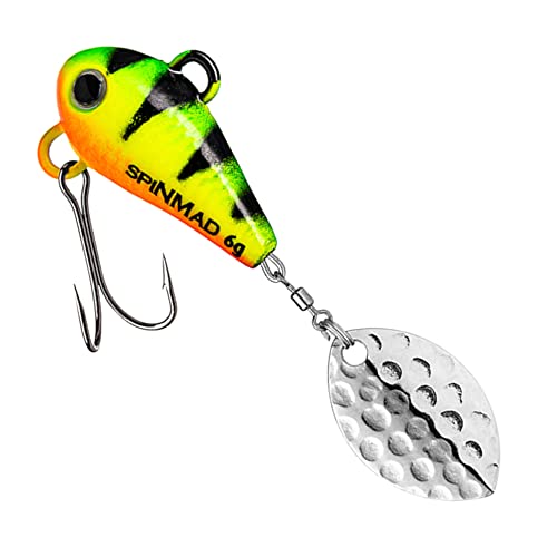 SpinMad Lieblingsköder Originals Jigspinner Angelköder Farbe Firetiger, Größe 6 g SpinMad Lieblingsköder Originals Jigspinner Angelköder Farbe Firetiger, Größe 6 g von SpinMad