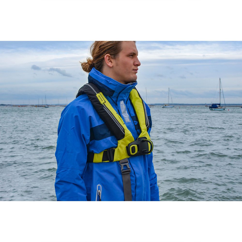 Spinlock 6d 170n With Fitted Hrs System Lifejacket Gelb von Spinlock