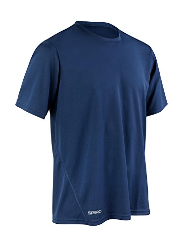 Spiro Schnell trocknendes, wasserdichtes, kurzärmeliges T-Shirt für Herren. L Navy Spiro Schnell trocknendes, wasserdichtes, kurzärmeliges T-Shirt für Herren. L Navy von Result