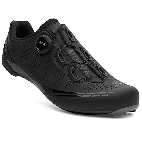 Spiuk Sportline Road C Straßenschuh ALDAMA Carbon für Erwachsene, Unisex, Schwarz matt, Gr. 45 von Spiuk