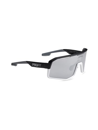 Spiuk PROFIT BRILLE 3 LINSE SPIEGEL UNISEX SILBER SCHWARZ/WEISS von Spiuk