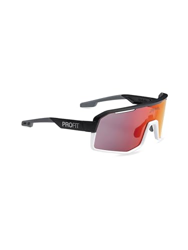 Spiuk PROFIT BRILLE 3 LINSE VOLL ROT UNISEX SCHWARZ/WEISS von Spiuk