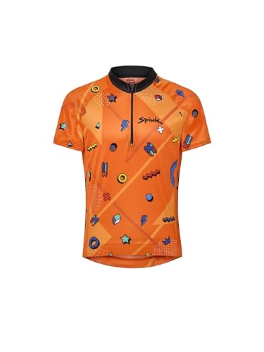 Spiuk Trikot M/C Anatomic K für Kinder, Orange, Größe 2 von Spiuk