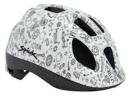 Spiuk Unisex Jugend Kinder Led Helm, weiß, XS/S (46/53 cm) EU von Spiuk