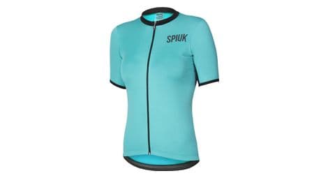 spiuk anatomic damen kurze armel jersey teal blue von Spiuk