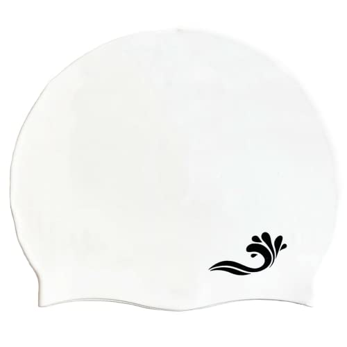 Soaked Silikon Bademütze White Soaked Silikon Bademütze White von Splash About