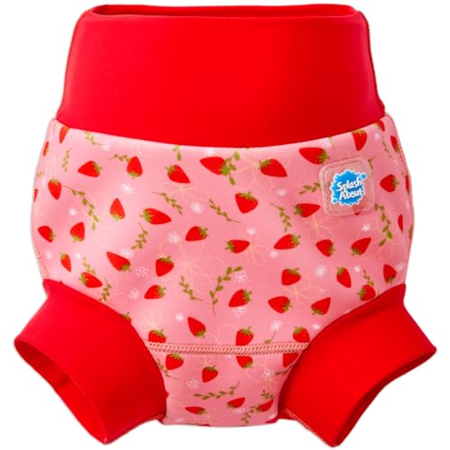 Splash About Happy Nappy Schwimmwindel, Strawberry Field, 12-24 monate von Splash About