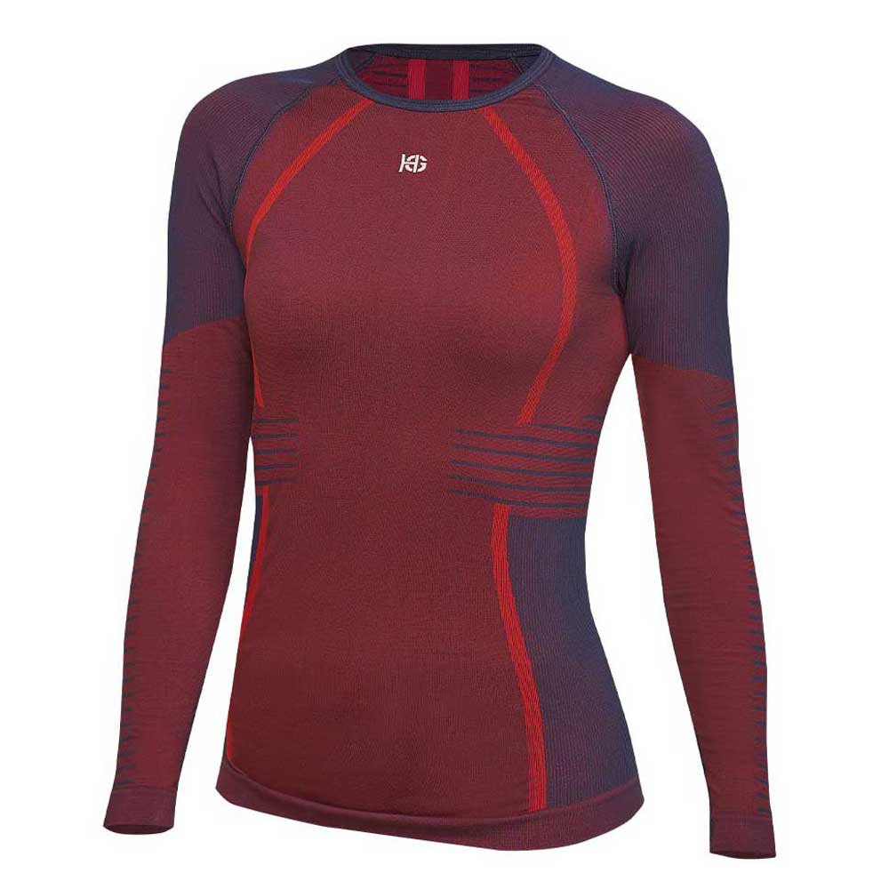 Sport Hg Palmer Long Sleeve T-shirt Rot XS Frau von Sport Hg