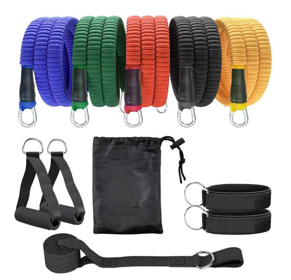 Sport-Knight® Trainingsbänder Trainingsbänder Premium-Set mit Tragetasche, 5 Stufen von Sport-Knight®