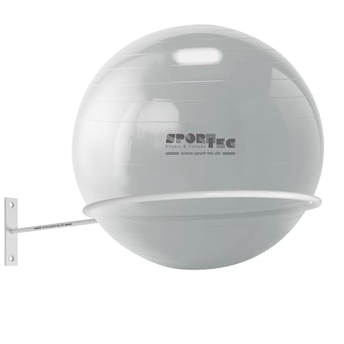 Sport-Tec Ballhalter für 1 Gymnastikball Wandhalterung Aufbewahrungshilfe Wandhalter WEIß Sport-Tec Ballhalter für 1 Gymnastikball Wandhalterung Aufbewahrungshilfe Wandhalter WEIß von Sport-Tec
