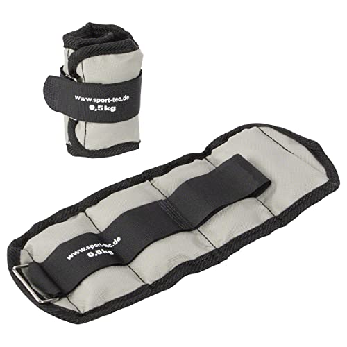 Sport-Tec Gewichtsmanschetten Laufgewichte Armgewichte Beingewichte 0,5 kg 2 Stück von Sport-Tec