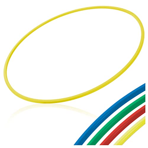 Sport-Tec Gymnastikreifen aus Kunststoff, Hula Hoop, Trainingsreifen, Turnreifen, Fitnessreifen, 80 cm, 400g von Sport-Tec