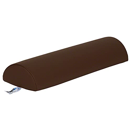 Sport-Tec Halbrolle Lagerungsrolle Lagerungskissen mit Kunstlederbezug 50x15x7,5 cm von Sport-Tec