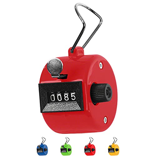 Handzähler Tally Counter 4-stellig, mechanisch, bunt von Sport-Tec