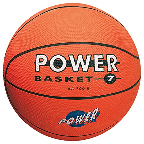 Power Basket Basketball Trainingsball Indoor Outdoor Kinder Größe 7 ORANGE von Sport-Tec