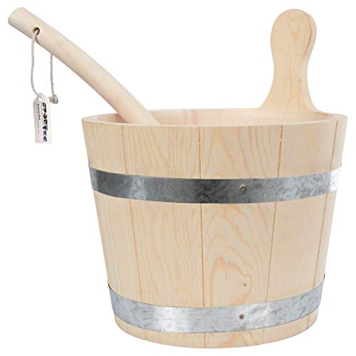 Sauna-Set: Aufgusskübel + Schöpfkelle, Saunakübel Sauna Kelle, Saunaaufgusskübel Sauna-Set: Aufgusskübel + Schöpfkelle, Saunakübel Sauna Kelle, Saunaaufgusskübel von Sport-Tec