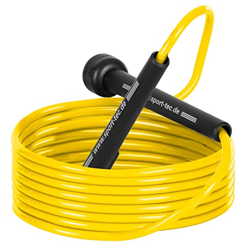 Springseil Speed Rope für HIIT, Boxen, MMA, Fitness, verstellbar, 300cm von Sport-Tec