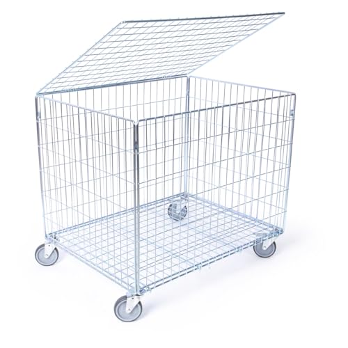 Sport-Tec Ballwagen Standard mit Deckel, 392 L, fahrbar Sport-Tec Ballwagen Standard mit Deckel, 392 L, fahrbar von Sport-Tec