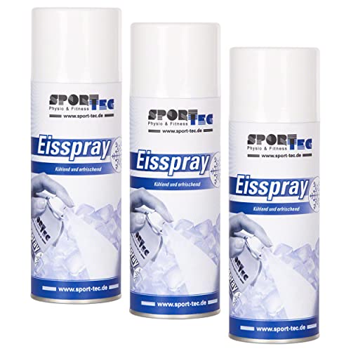 Sport-Tec Eisspray, Kältespray, Kühlspray, Erste-Hilfe-Spray bei Sportverletzungen, Schmerzen und Schwellungen 400ml von Sport-Tec