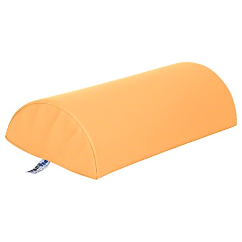 Sport-Tec Halbrolle Lagerungsrolle Lagerungskissen mit Kunstlederbezug 50x25x12,5 cm von Sport-Tec