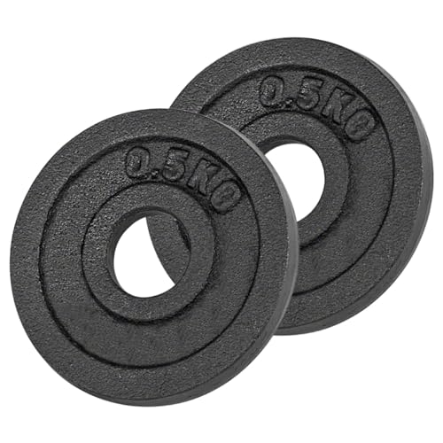 Sport-Tec Hantelscheibe aus Gußeisen 0,5kg bis 20kg, Bohrung Ø 3cm, Stück Sport-Tec Hantelscheibe aus Gußeisen 0,5kg bis 20kg, Bohrung Ø 3cm, Stück von Sport-Tec