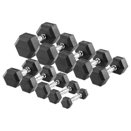 Sport-Tec Hex Kompakthantel-Set, 1-10 kg, 10 Stück Sport-Tec Hex Kompakthantel-Set, 1-10 kg, 10 Stück von Sport-Tec