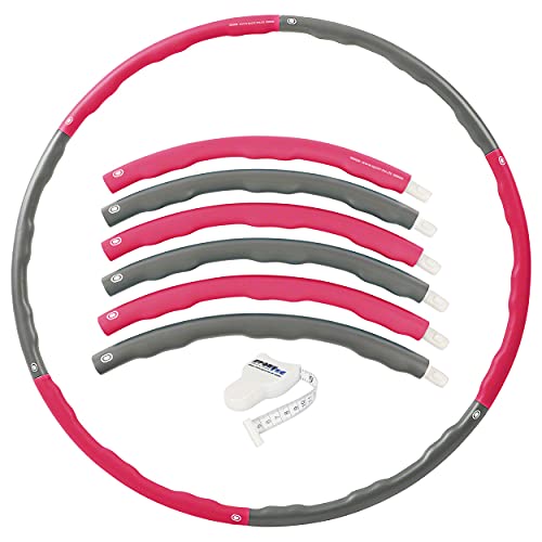 Sport-Tec Hula Hoop Reifen, ø 100 cm, 1,5 kg, inkl. Maßband Power Fitnessreifen Hulahoop zur Gewichtsreduktion von Sport-Tec