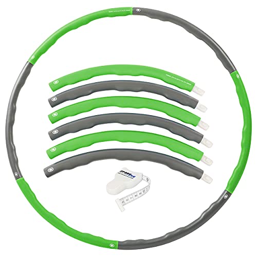 Sport-Tec Hula Hoop Reifen, ø 100 cm, 1,5 kg, inkl. Maßband Power Fitnessreifen Hulahoop zur Gewichtsreduktion von Sport-Tec